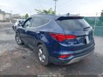 2018 Hyundai Santa Fe Sport 2.4l Blue vin: 5XYZUDLB6JG505049