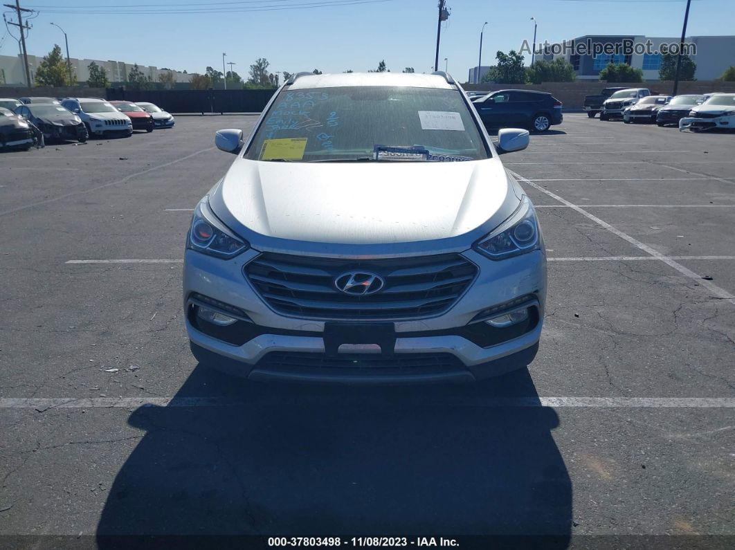 2018 Hyundai Santa Fe Sport 2.4l Серебряный vin: 5XYZUDLB6JG505911