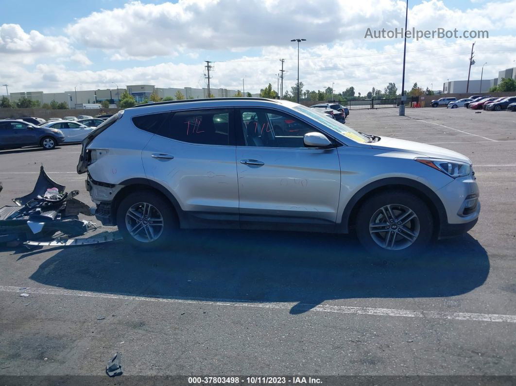 2018 Hyundai Santa Fe Sport 2.4l Silver vin: 5XYZUDLB6JG505911