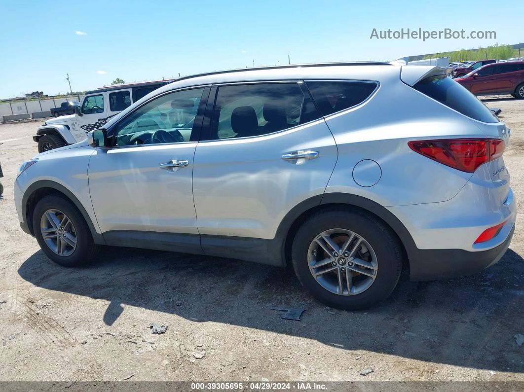 2018 Hyundai Santa Fe Sport 2.4l Silver vin: 5XYZUDLB6JG546393