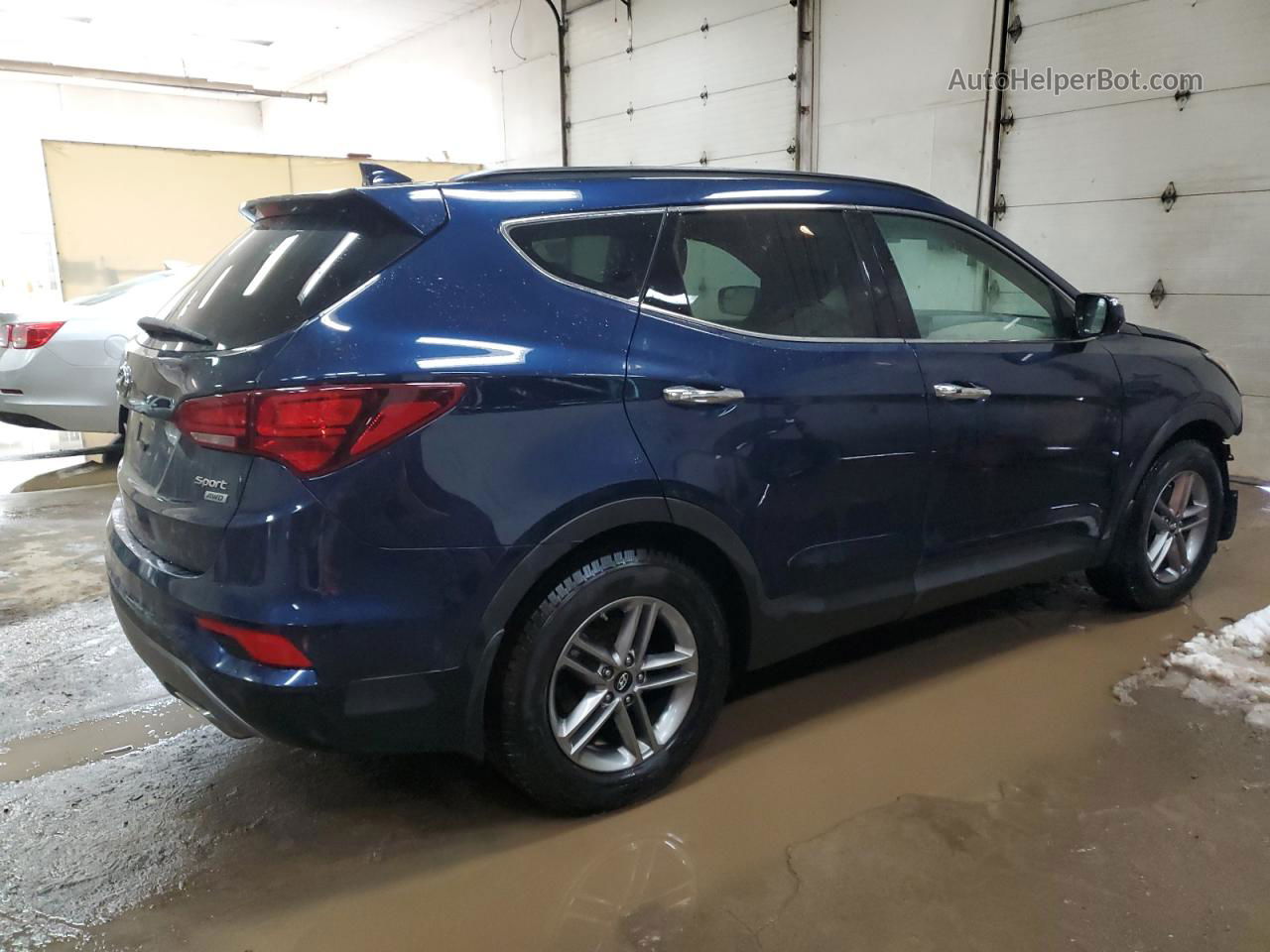 2018 Hyundai Santa Fe Sport  Blue vin: 5XYZUDLB6JG559242