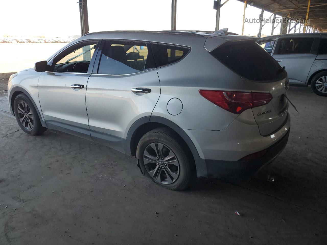 2013 Hyundai Santa Fe Sport  Silver vin: 5XYZUDLB7DG002702