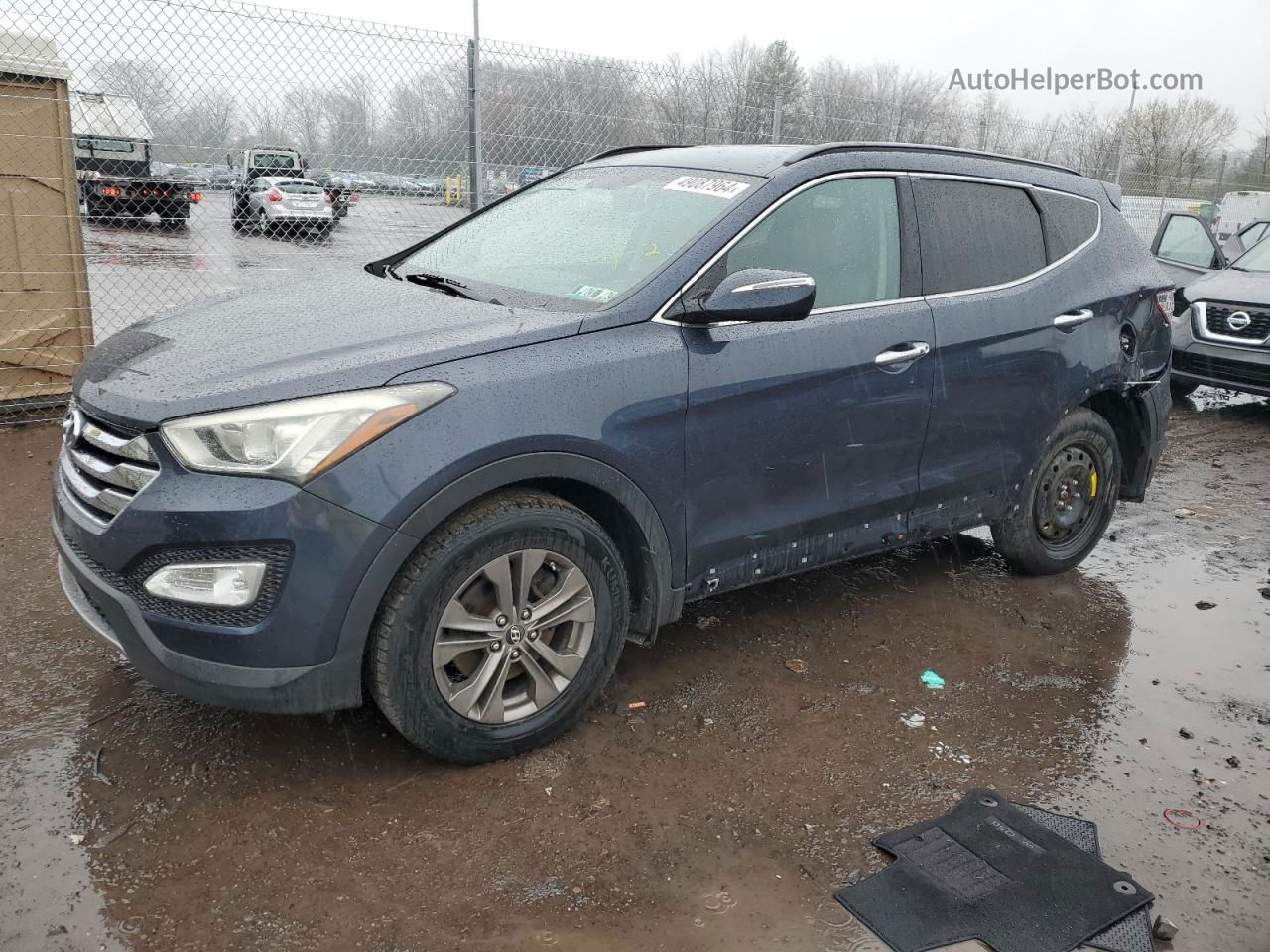 2013 Hyundai Santa Fe Sport  Charcoal vin: 5XYZUDLB7DG051723