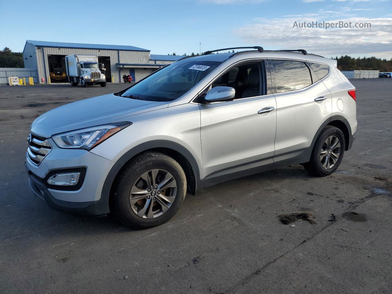 2014 Hyundai Santa Fe Sport  Серебряный vin: 5XYZUDLB7EG207230