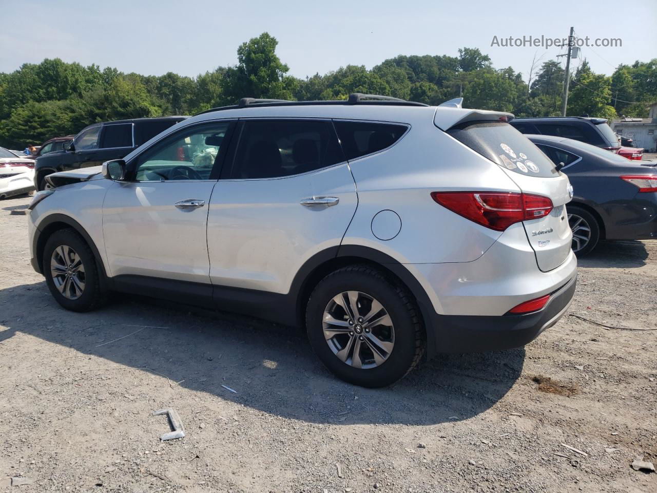 2015 Hyundai Santa Fe Sport  Silver vin: 5XYZUDLB7FG275934