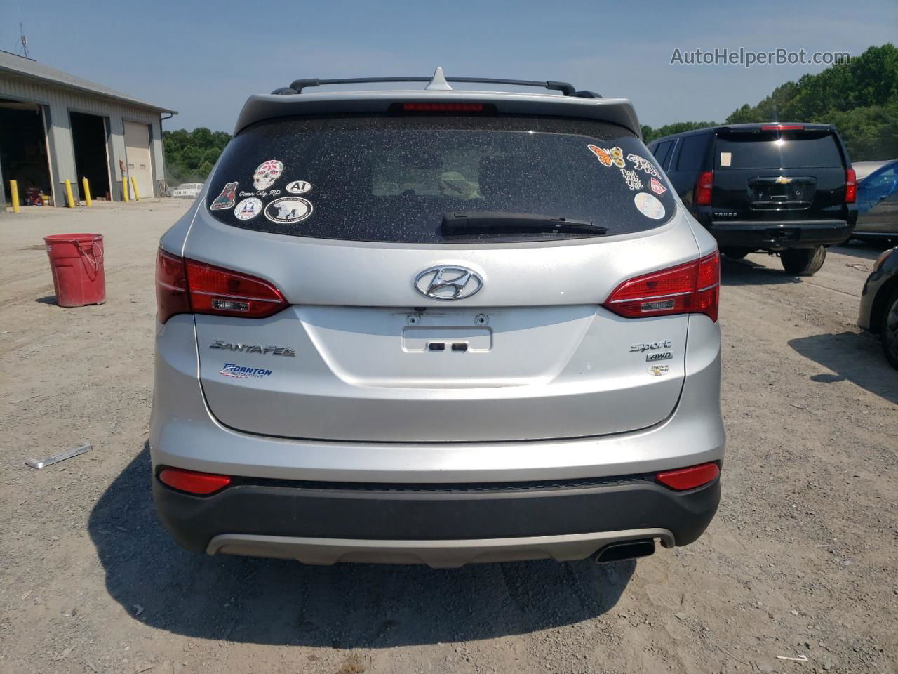 2015 Hyundai Santa Fe Sport  Silver vin: 5XYZUDLB7FG275934