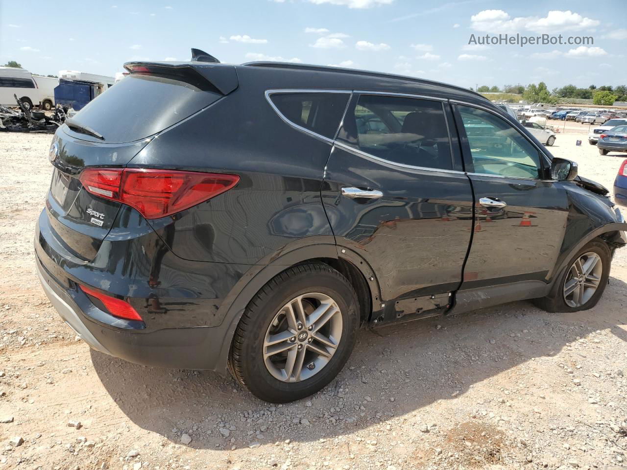 2018 Hyundai Santa Fe Sport  White vin: 5XYZUDLB7JG537962