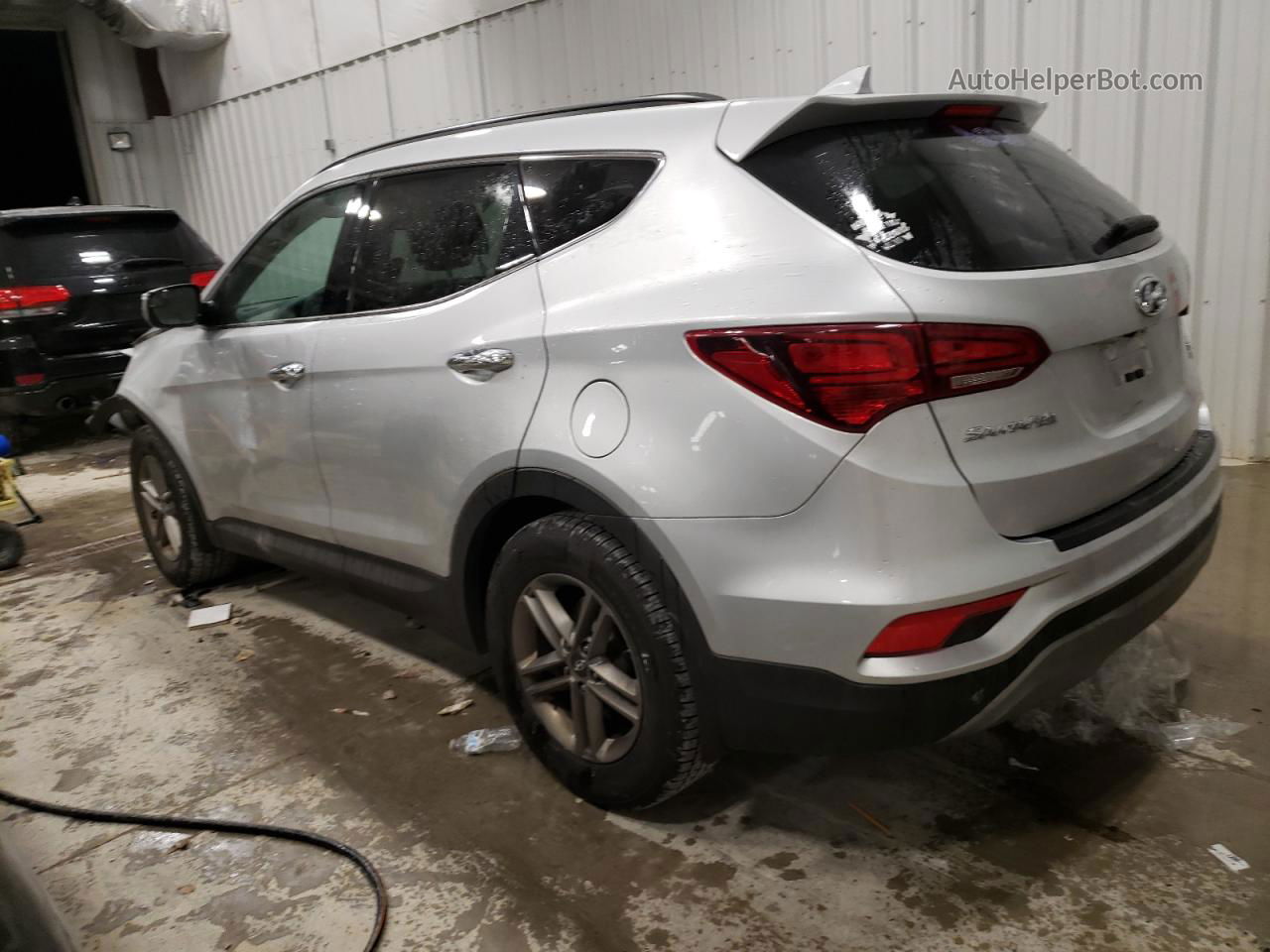 2018 Hyundai Santa Fe Sport  Silver vin: 5XYZUDLB7JG549707