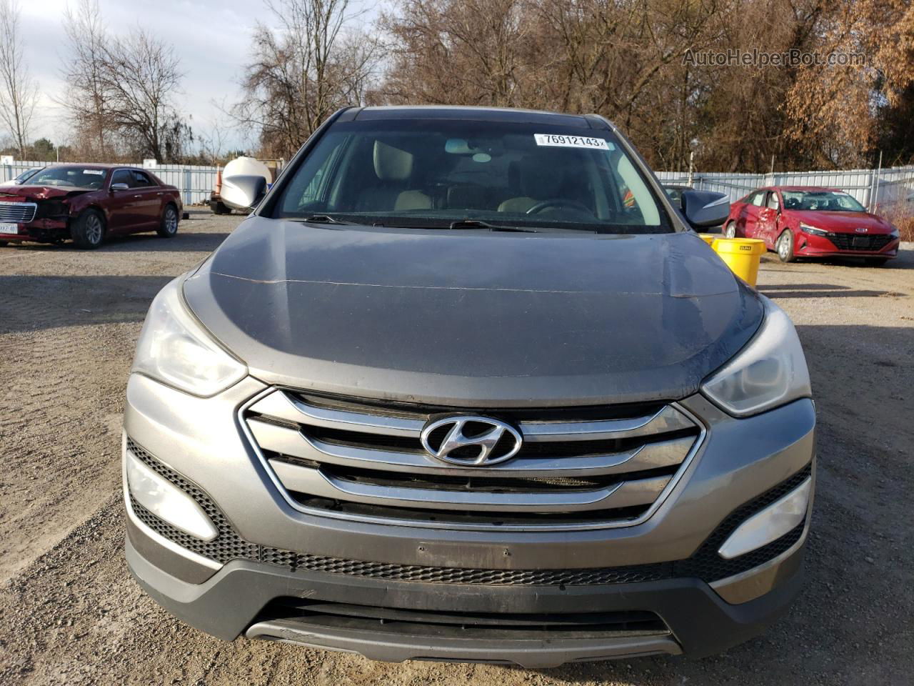 2013 Hyundai Santa Fe Sport  Silver vin: 5XYZUDLB8DG079417