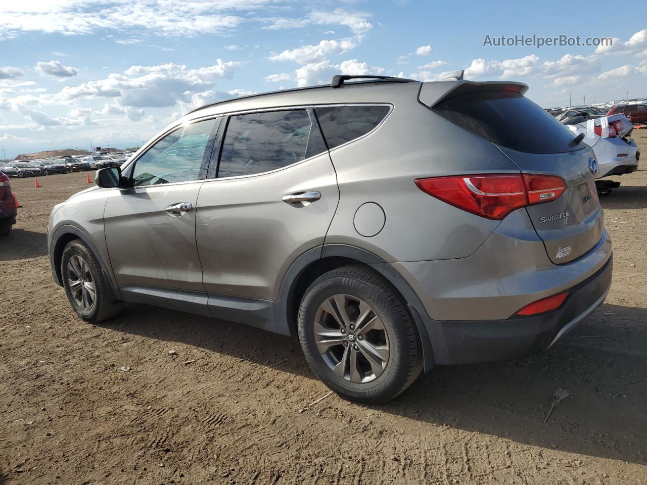 2013 Hyundai Santa Fe Sport  Gray vin: 5XYZUDLB8DG108298