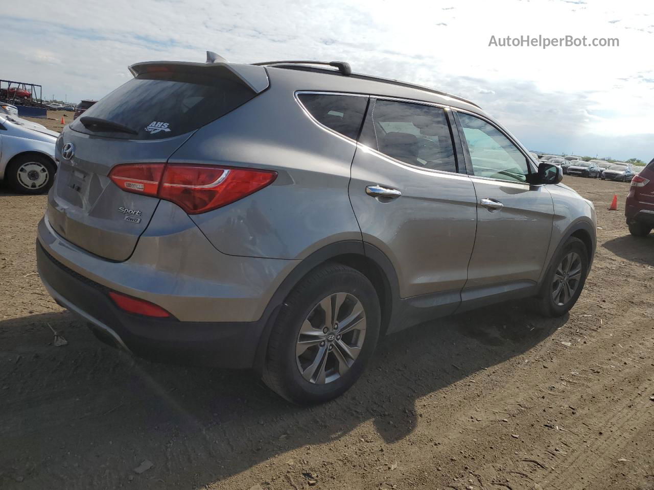 2013 Hyundai Santa Fe Sport  Gray vin: 5XYZUDLB8DG108298