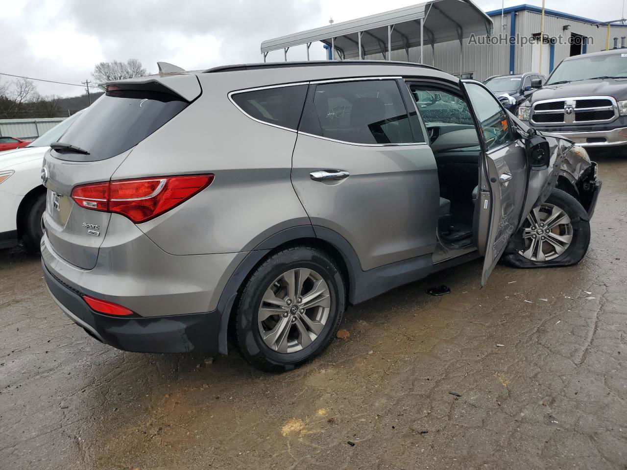 2014 Hyundai Santa Fe Sport  Серый vin: 5XYZUDLB8EG168745