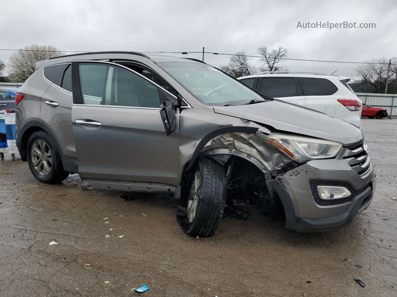 2014 Hyundai Santa Fe Sport  Серый vin: 5XYZUDLB8EG168745