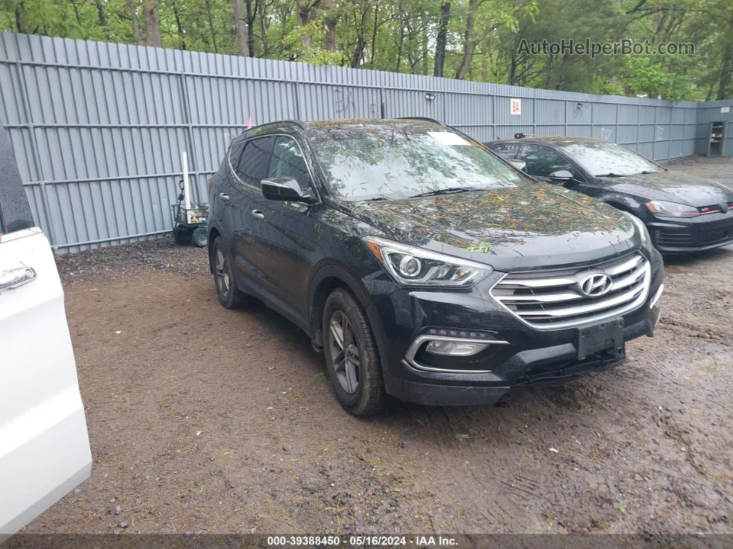 2018 Hyundai Santa Fe Sport 2.4l Black vin: 5XYZUDLB8JG563809