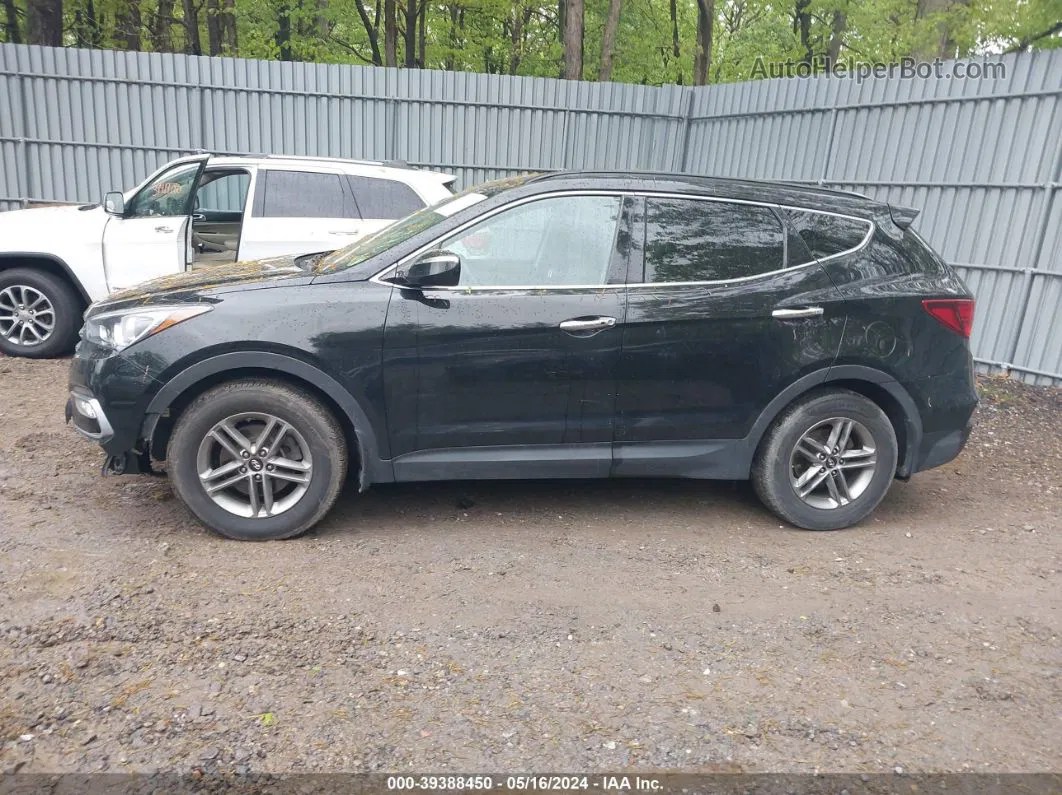 2018 Hyundai Santa Fe Sport 2.4l Black vin: 5XYZUDLB8JG563809