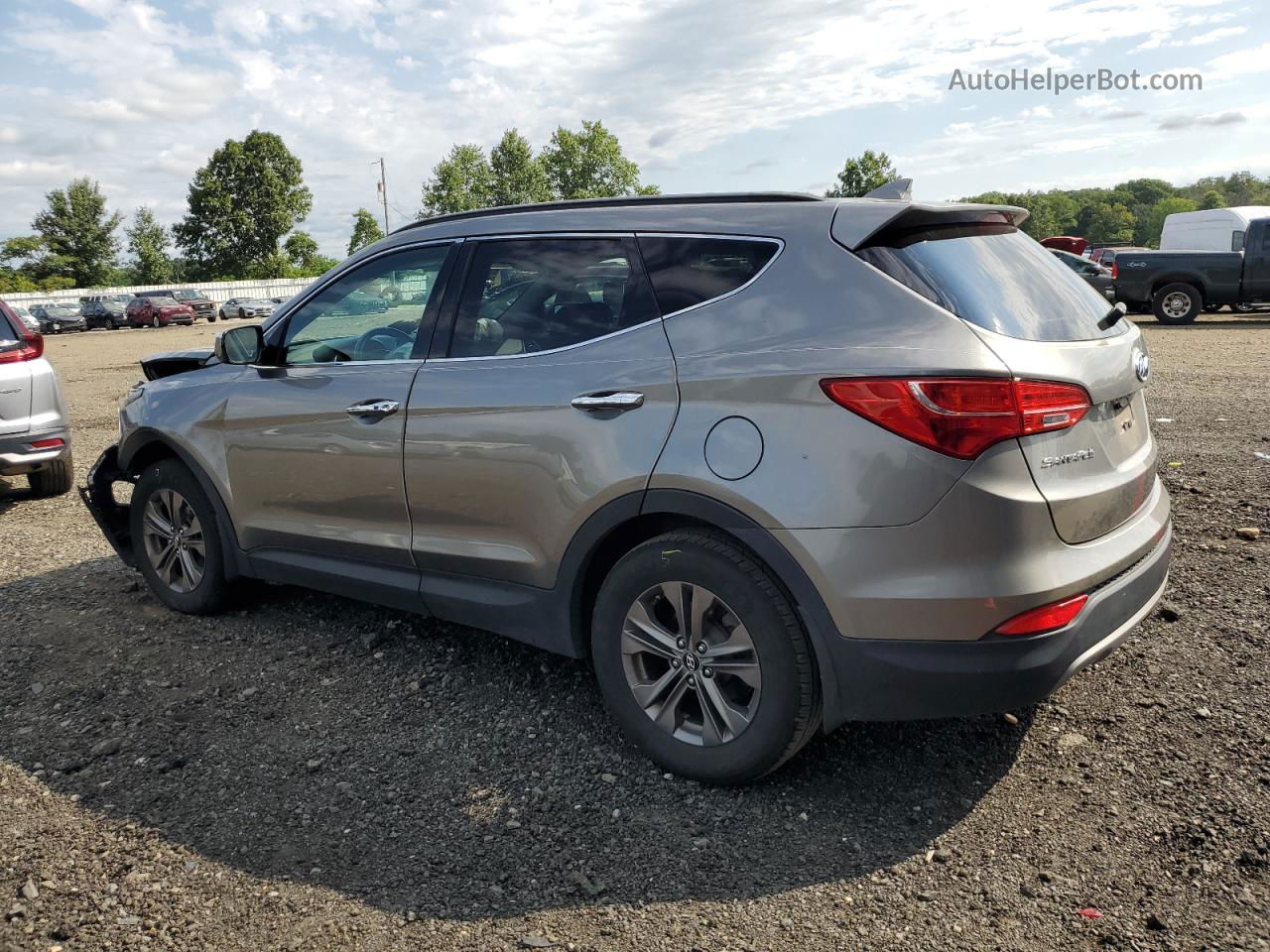 2013 Hyundai Santa Fe Sport  Gray vin: 5XYZUDLB9DG057412