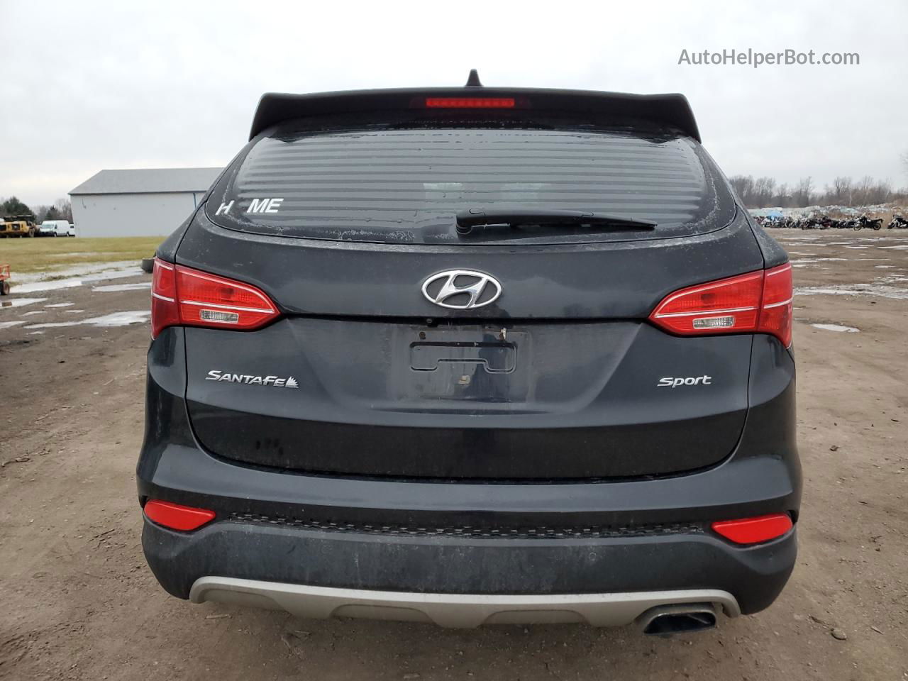 2014 Hyundai Santa Fe Sport  Черный vin: 5XYZUDLB9EG229956