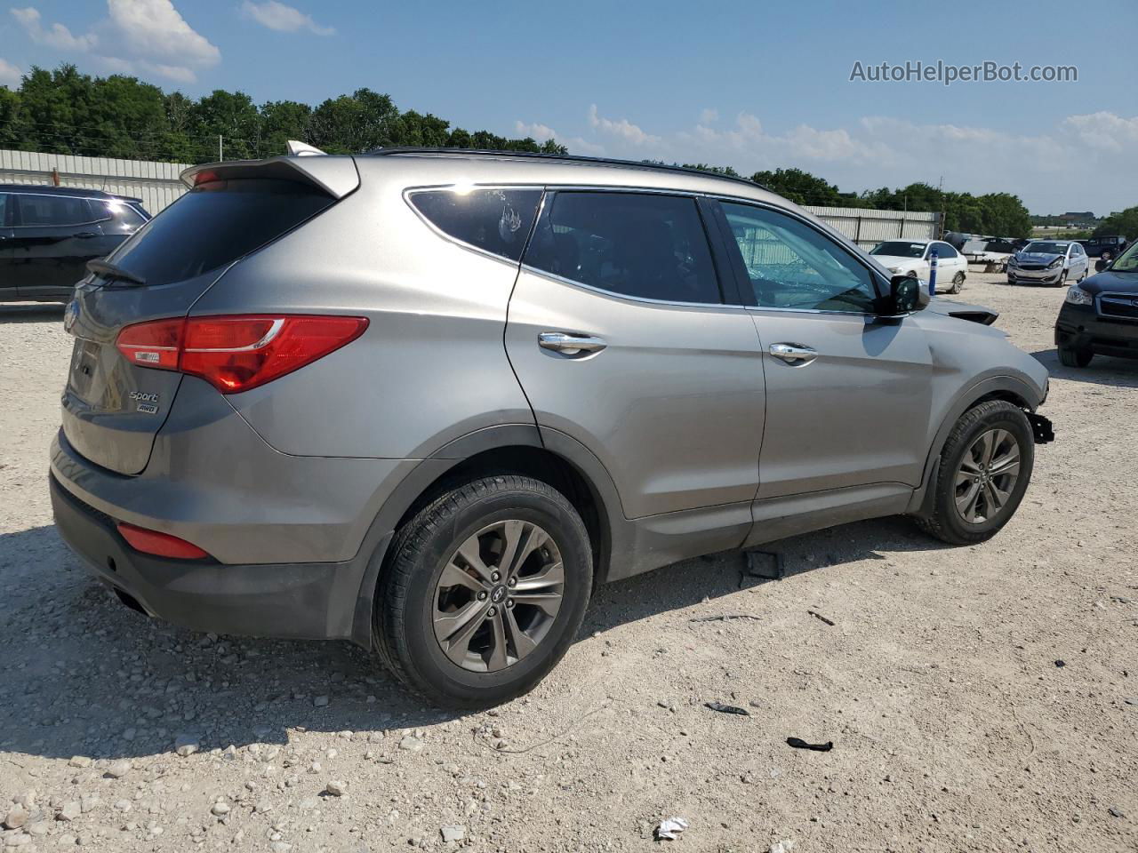 2015 Hyundai Santa Fe Sport  Gray vin: 5XYZUDLB9FG284652