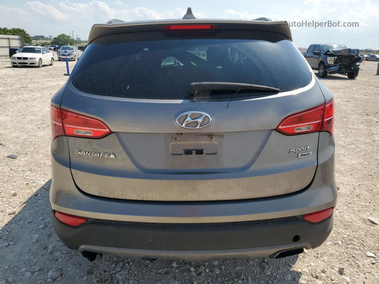 2015 Hyundai Santa Fe Sport  Серый vin: 5XYZUDLB9FG284652