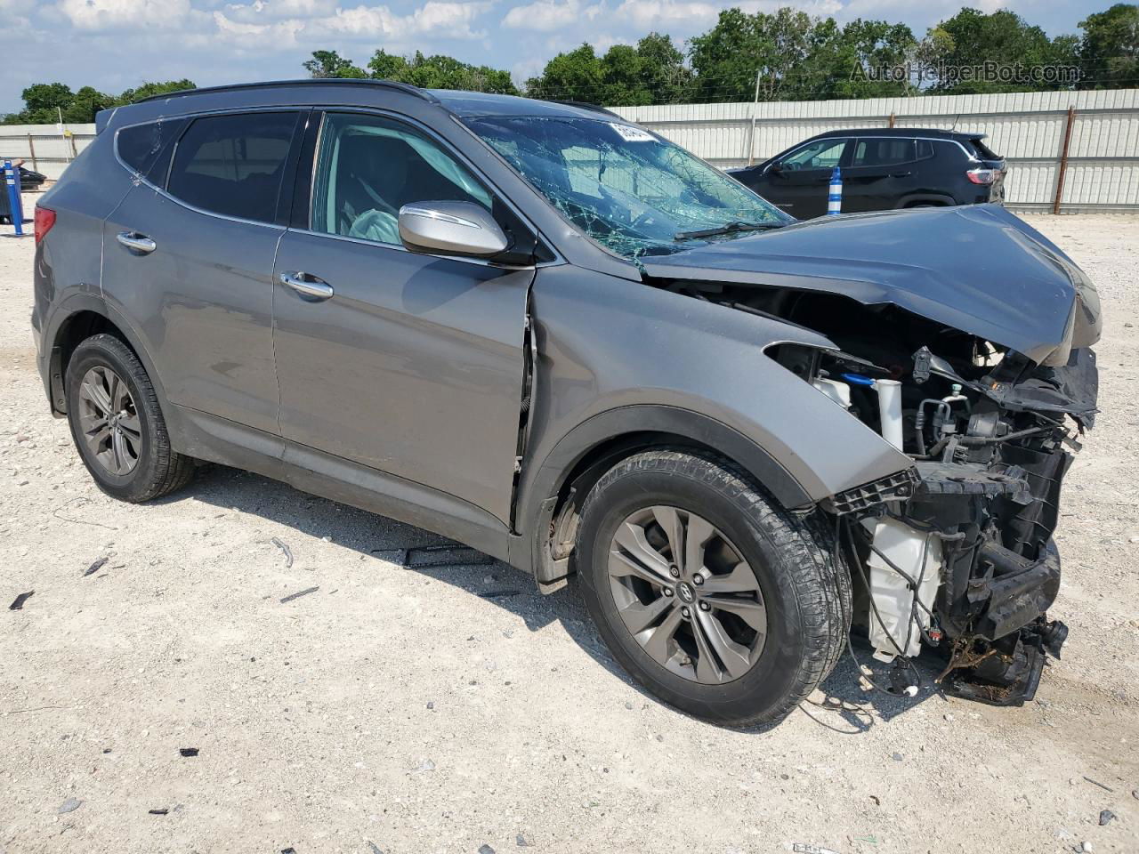 2015 Hyundai Santa Fe Sport  Gray vin: 5XYZUDLB9FG284652