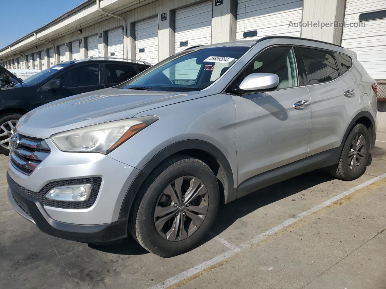 2013 Hyundai Santa Fe Sport  Silver vin: 5XYZUDLBXDG003178