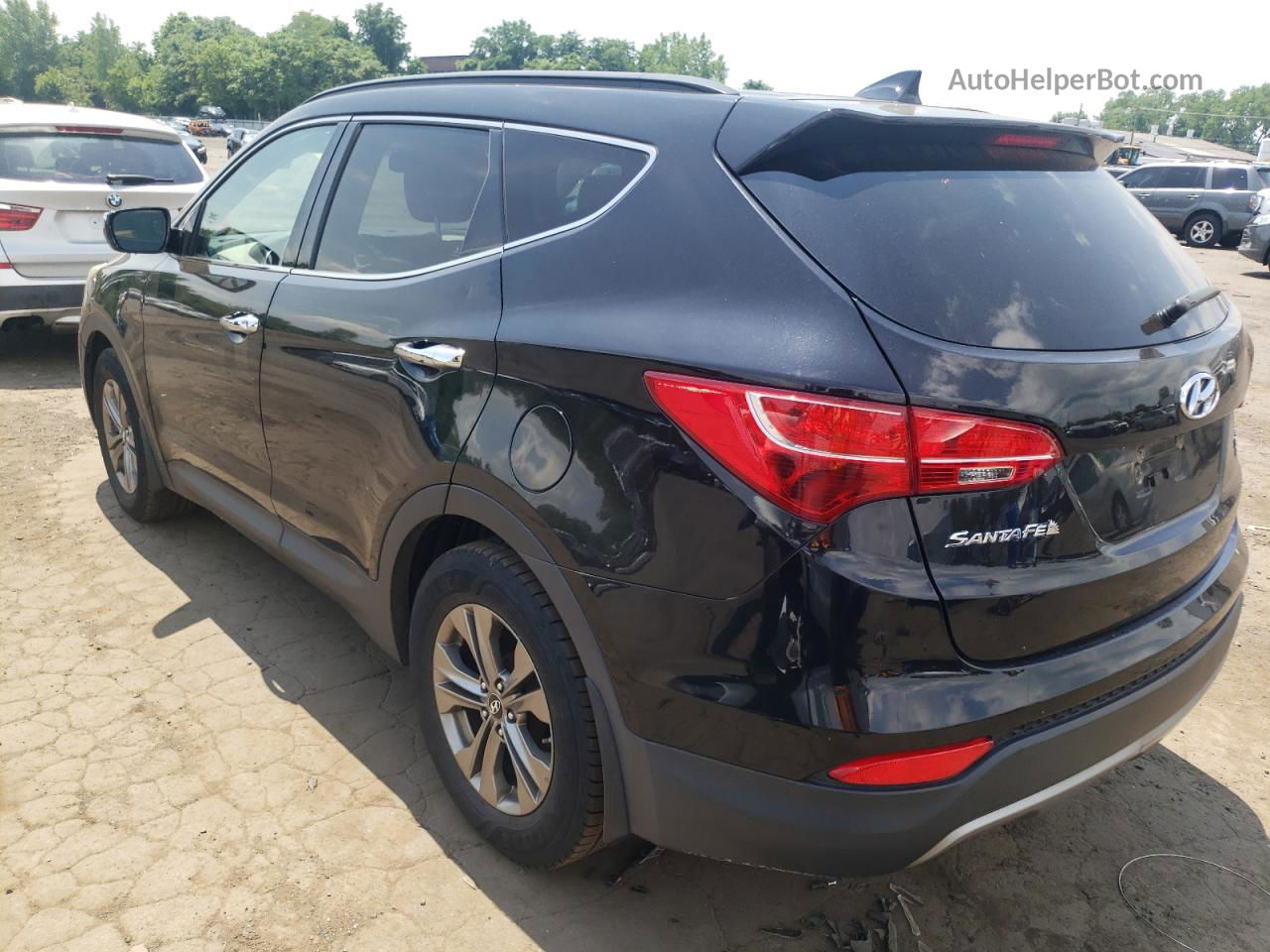 2013 Hyundai Santa Fe Sport  Black vin: 5XYZUDLBXDG046712