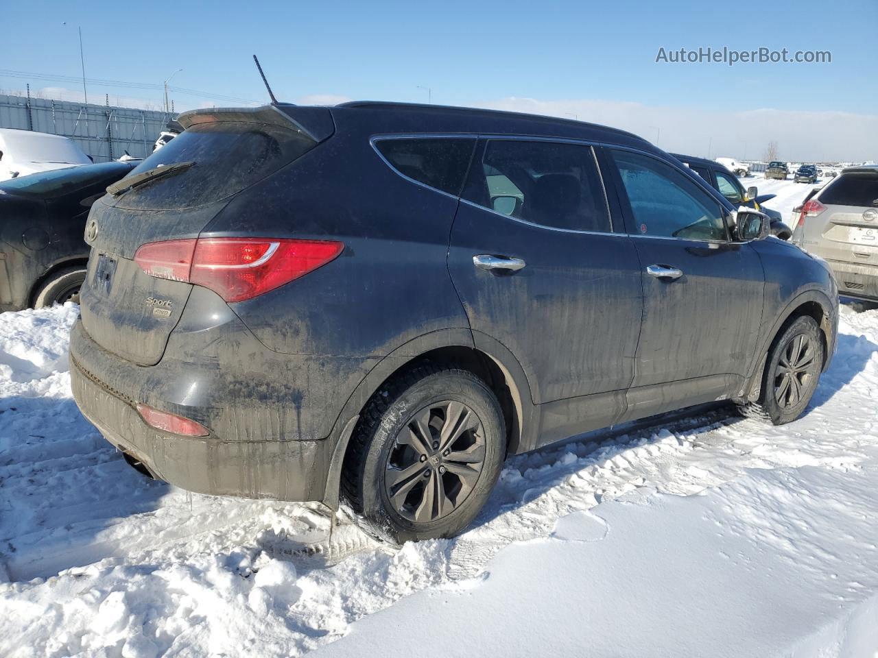 2013 Hyundai Santa Fe Sport  Blue vin: 5XYZUDLBXDG090144