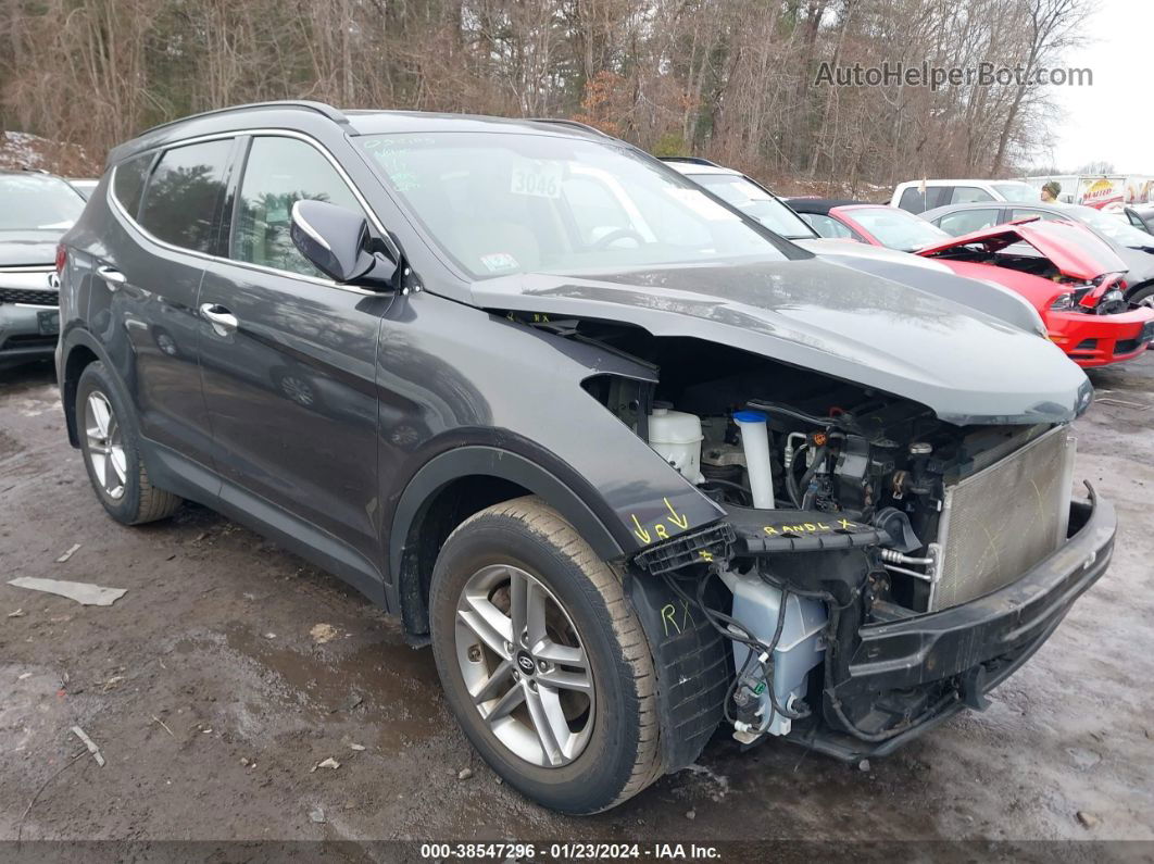 2018 Hyundai Santa Fe Sport 2.4l Black vin: 5XYZUDLBXJG521674