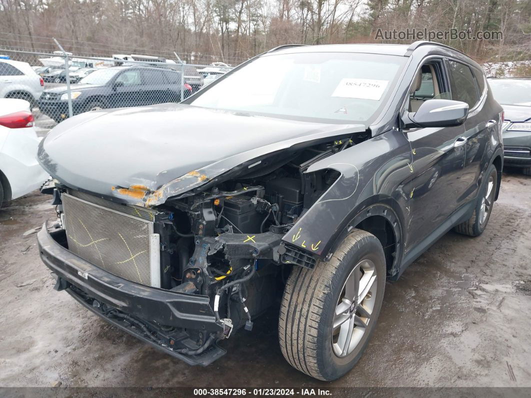 2018 Hyundai Santa Fe Sport 2.4l Black vin: 5XYZUDLBXJG521674