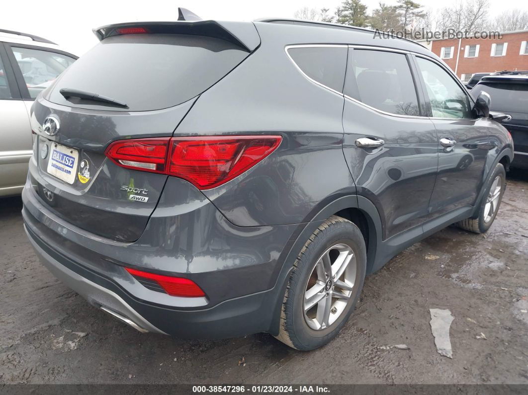 2018 Hyundai Santa Fe Sport 2.4l Black vin: 5XYZUDLBXJG521674