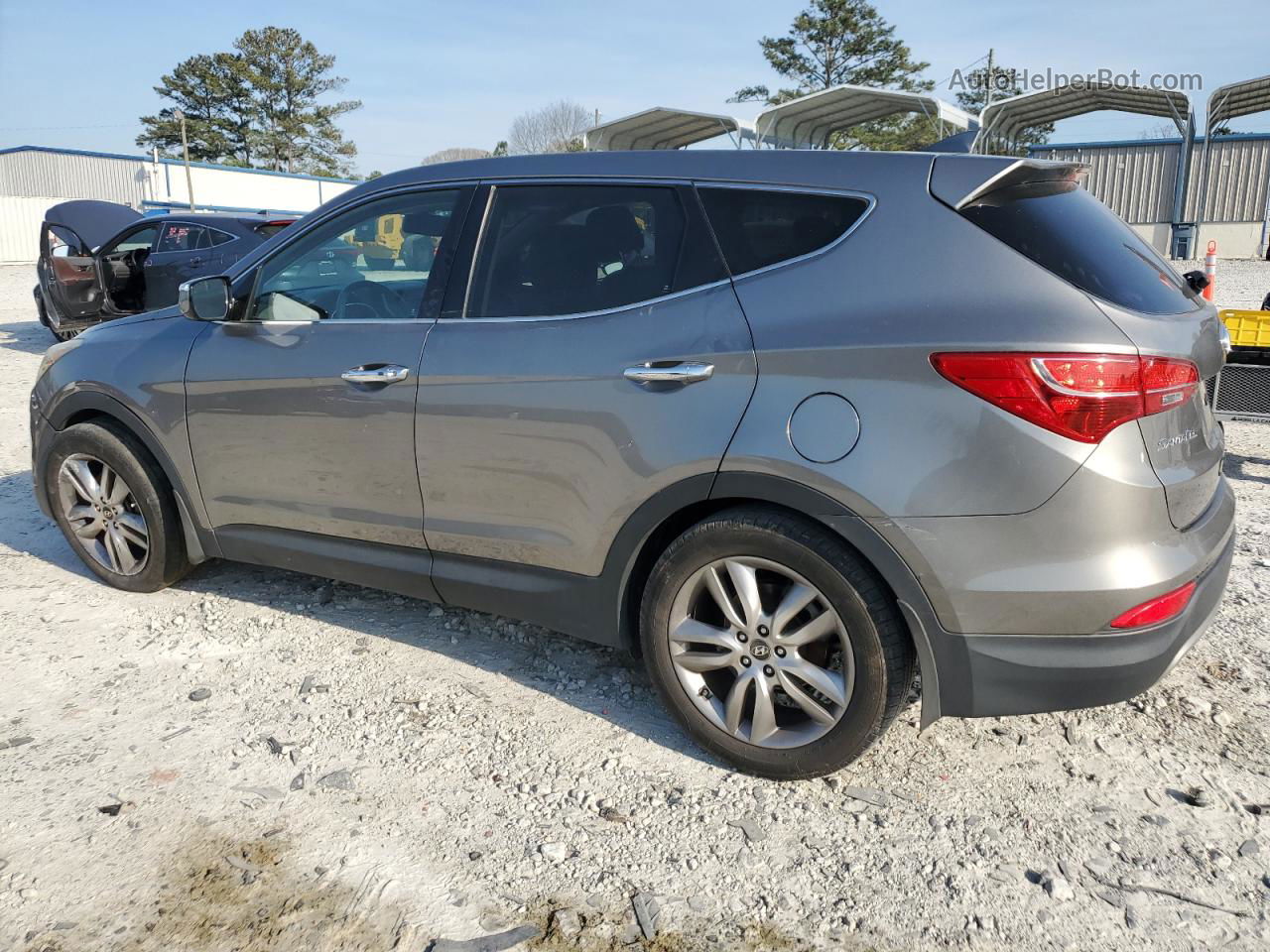 2013 Hyundai Santa Fe Sport  Gray vin: 5XYZW3LA1DG065791