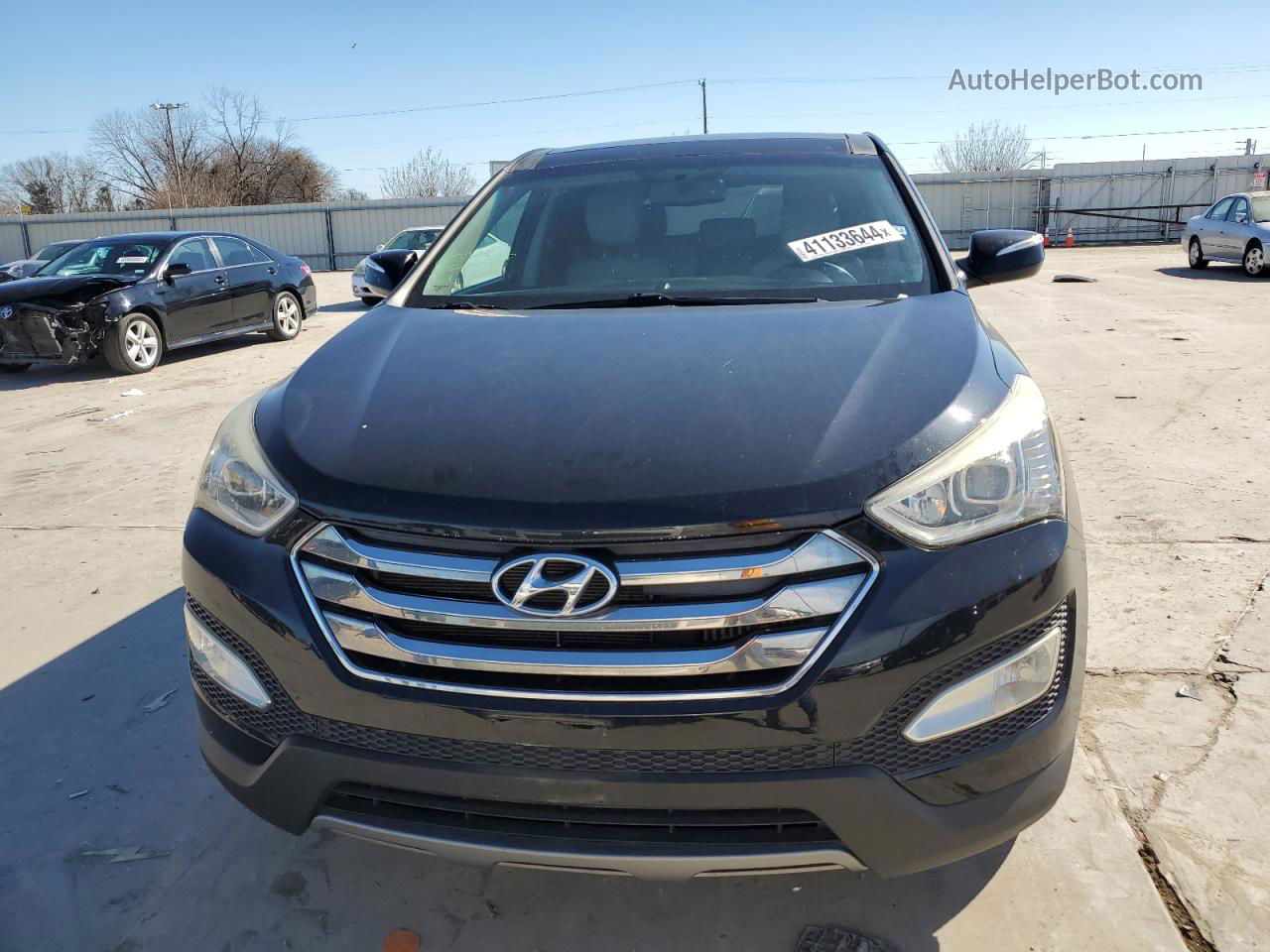 2013 Hyundai Santa Fe Sport  Black vin: 5XYZW3LA1DG074071