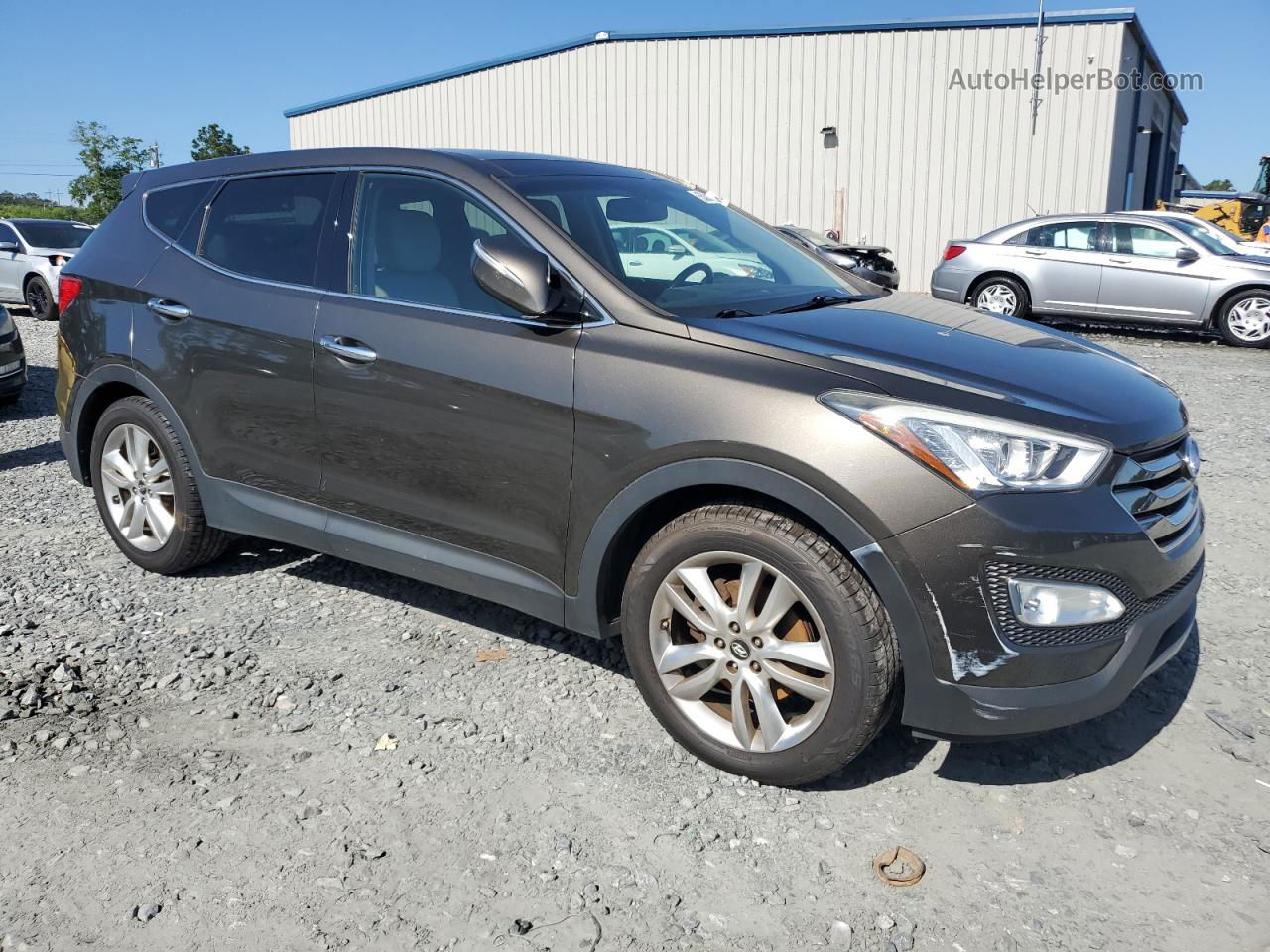 2013 Hyundai Santa Fe Sport  Brown vin: 5XYZW3LA1DG103052