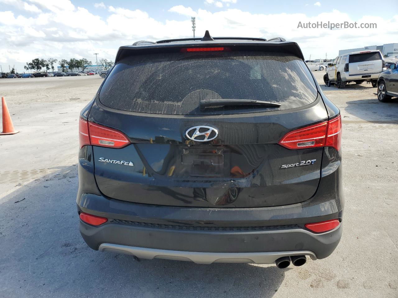 2014 Hyundai Santa Fe Sport  Black vin: 5XYZW3LA1EG165262