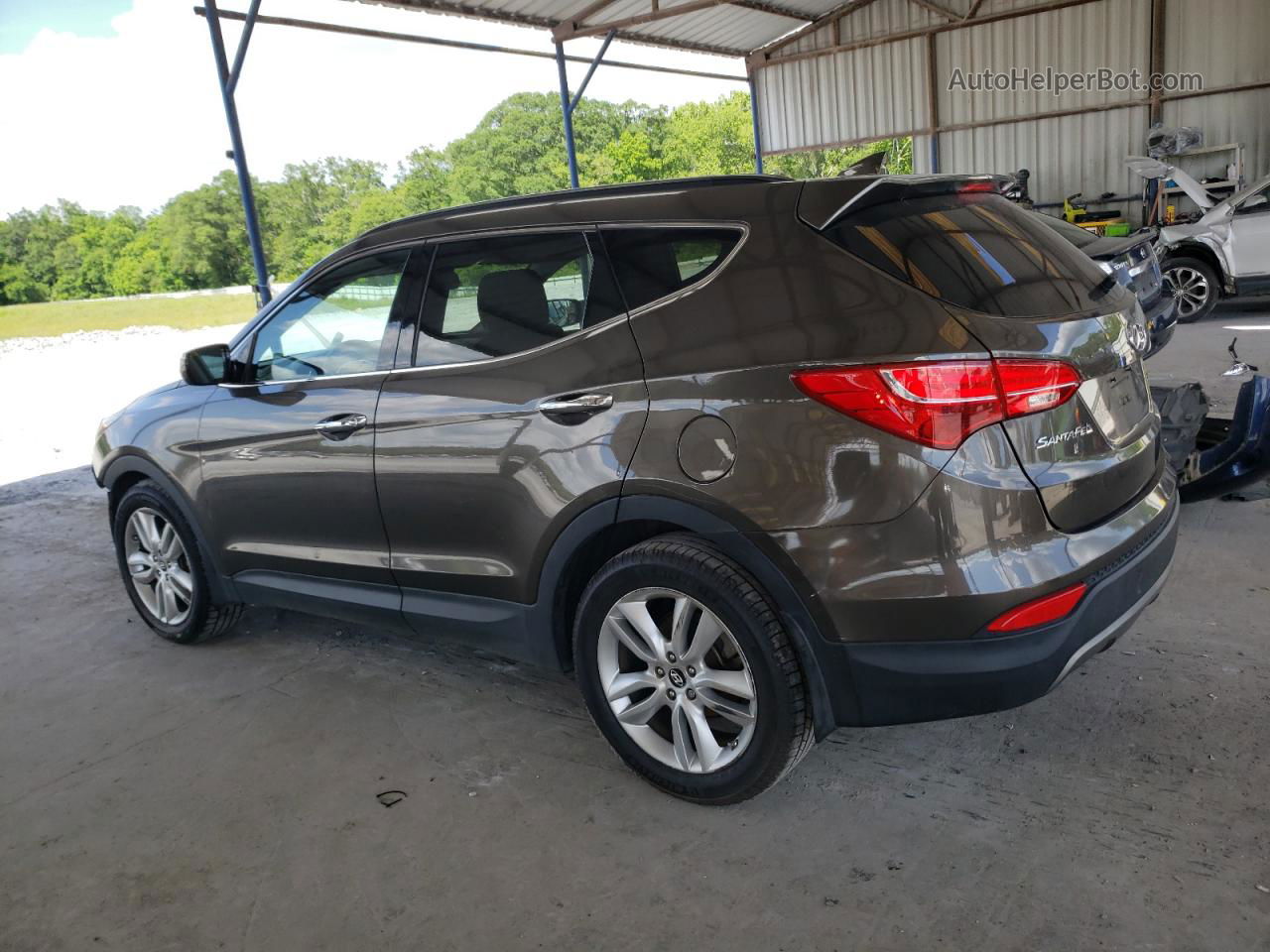 2014 Hyundai Santa Fe Sport  Brown vin: 5XYZW3LA1EG215769