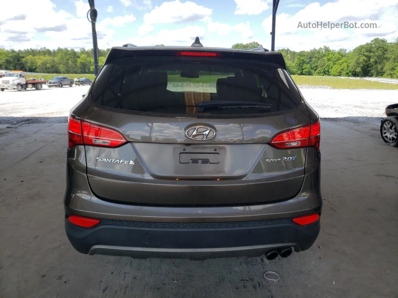 2014 Hyundai Santa Fe Sport  Brown vin: 5XYZW3LA1EG215769