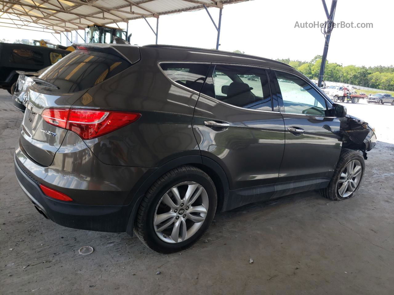 2014 Hyundai Santa Fe Sport  Brown vin: 5XYZW3LA1EG215769