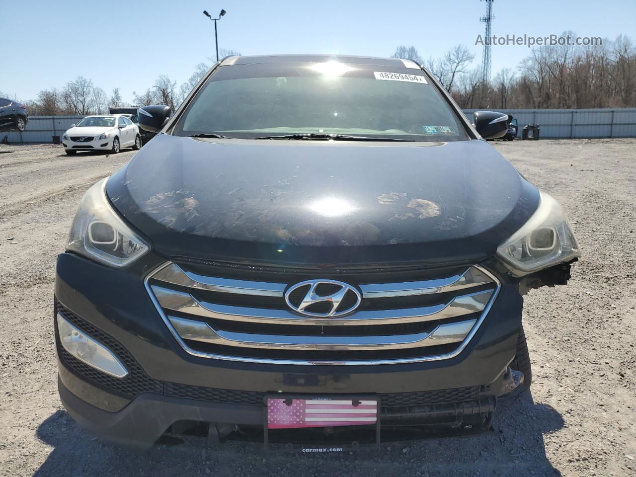 2013 Hyundai Santa Fe Sport  Black vin: 5XYZW3LA2DG024974