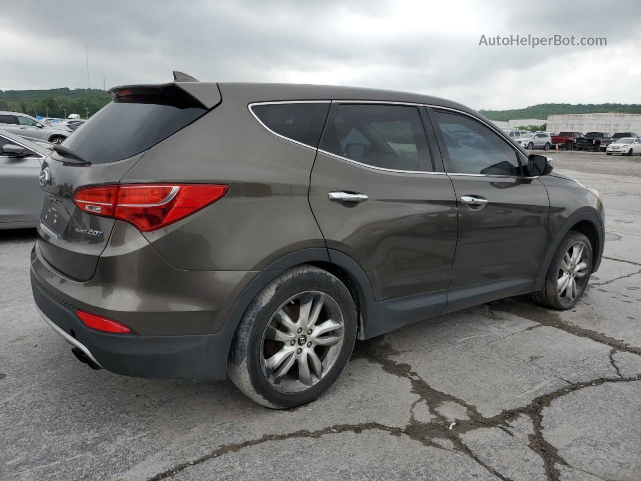 2013 Hyundai Santa Fe Sport  Коричневый vin: 5XYZW3LA2DG094491