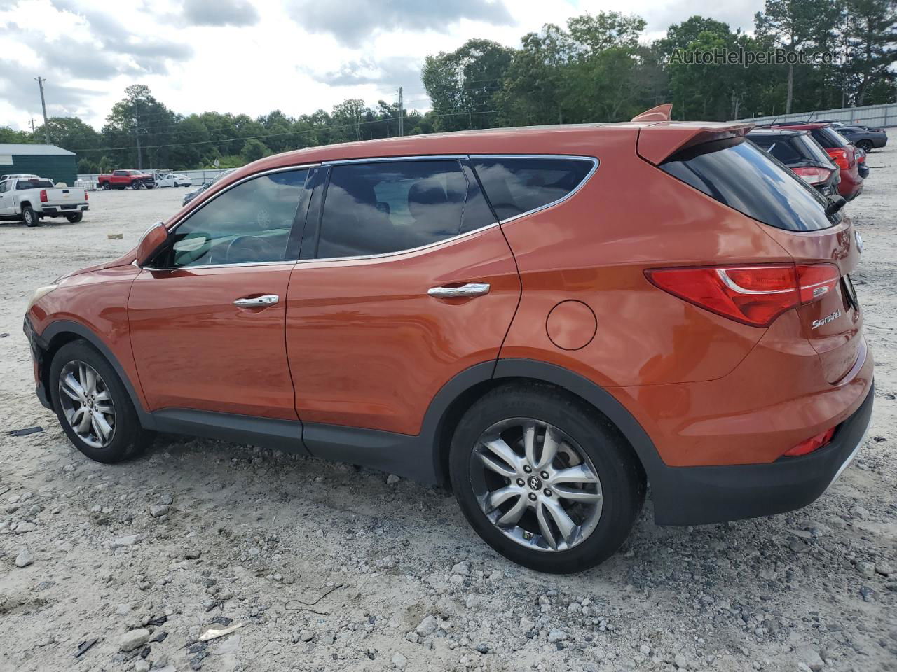 2013 Hyundai Santa Fe Sport  Orange vin: 5XYZW3LA3DG045140