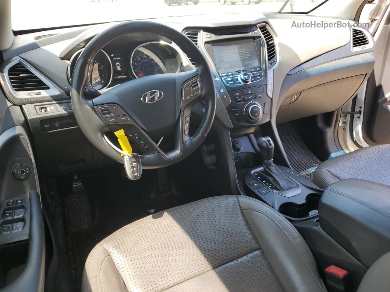 2014 Hyundai Santa Fe Sport  Белый vin: 5XYZW3LA3EG191149