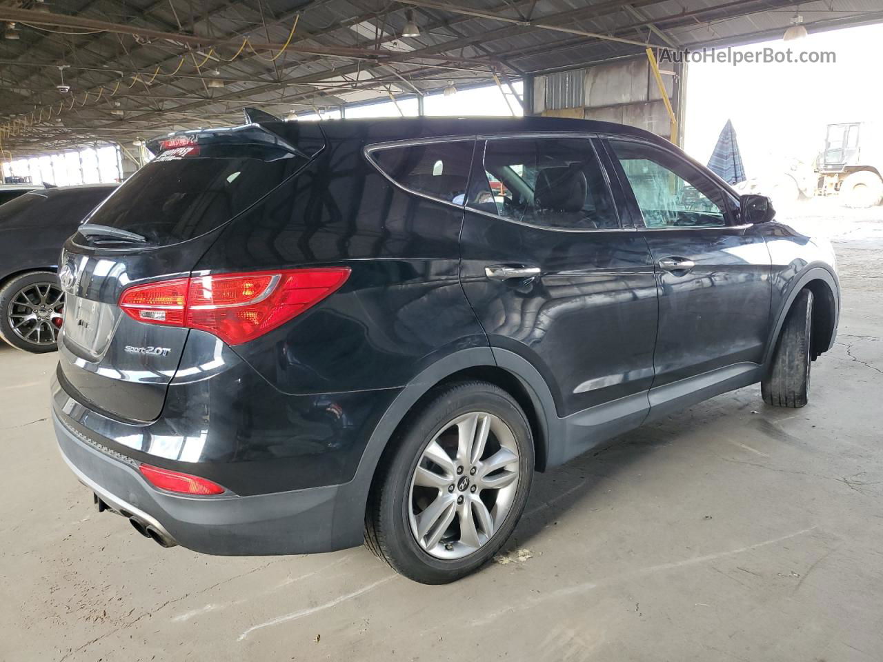 2013 Hyundai Santa Fe Sport  Black vin: 5XYZW3LA4DG041615