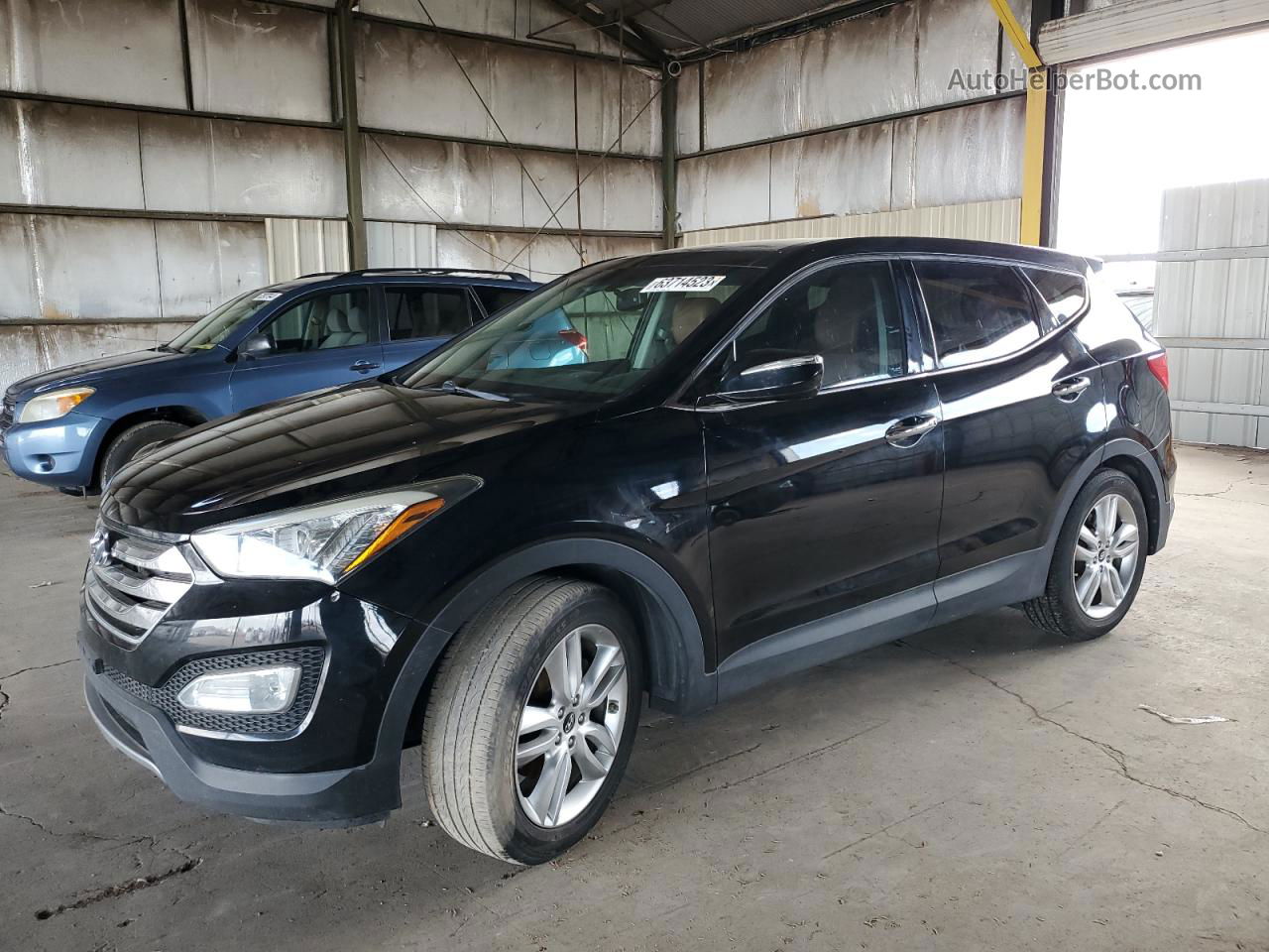 2013 Hyundai Santa Fe Sport  Black vin: 5XYZW3LA4DG041615