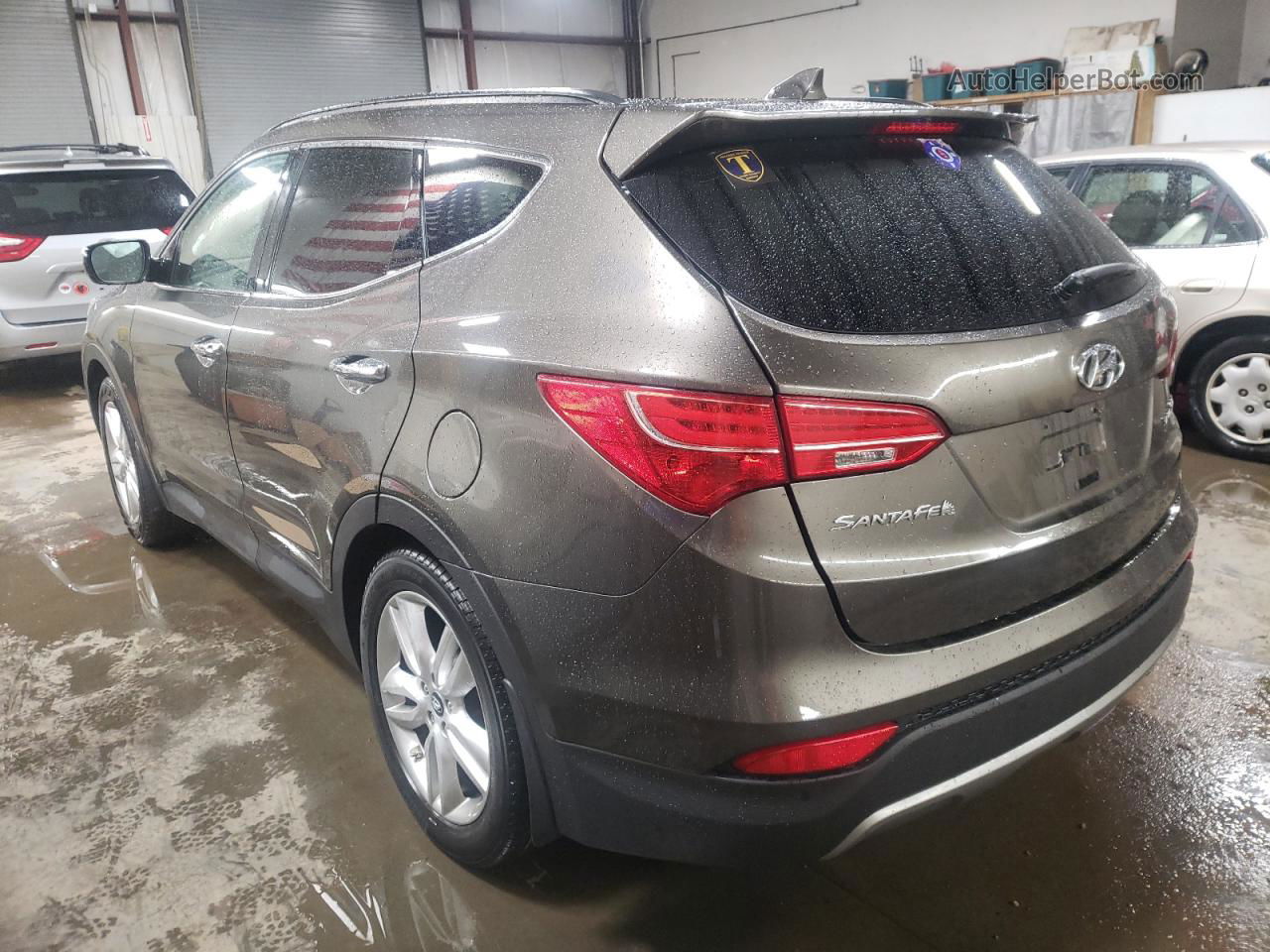 2014 Hyundai Santa Fe Sport  Желто-коричневый vin: 5XYZW3LA5EG136878