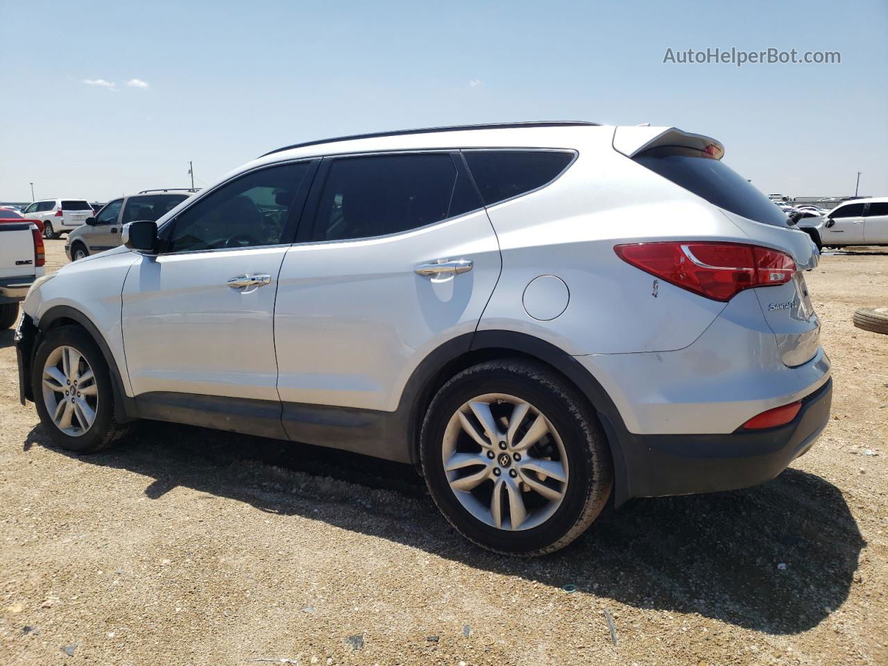 2014 Hyundai Santa Fe Sport  Silver vin: 5XYZW3LA6EG184292