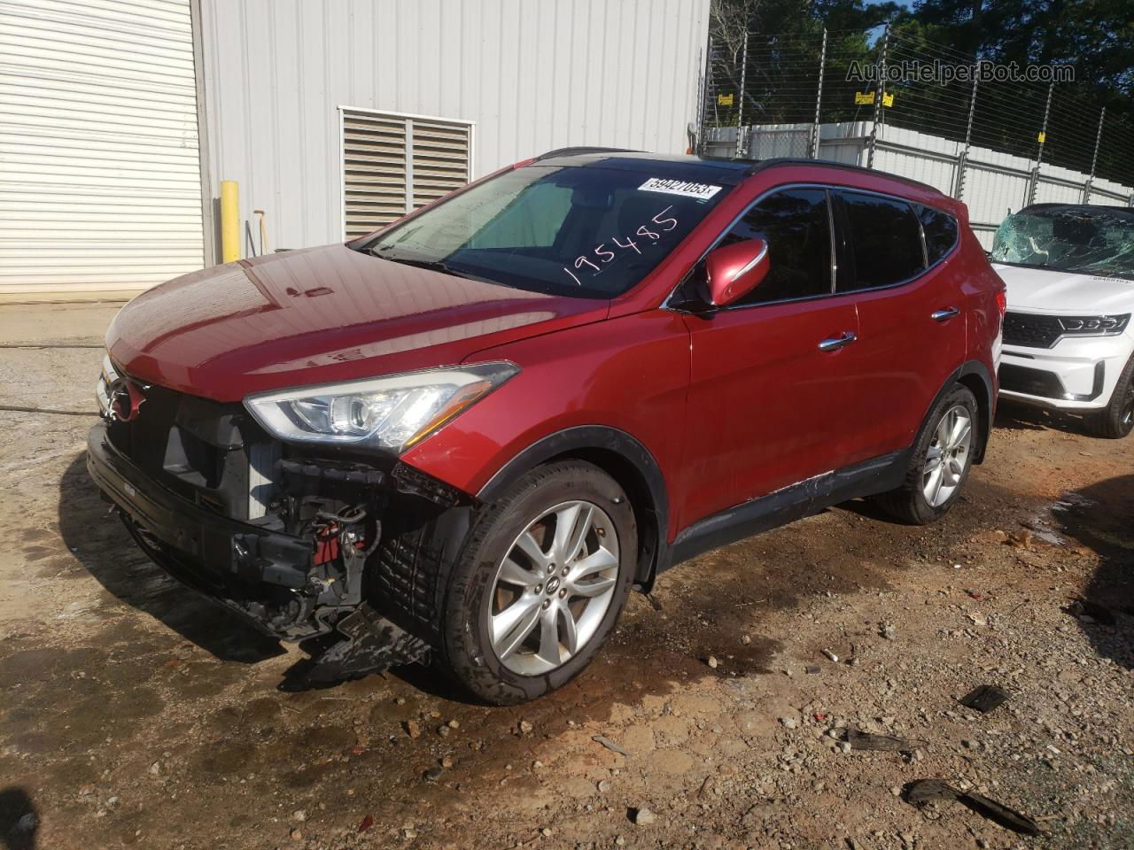 2014 Hyundai Santa Fe Sport  Red vin: 5XYZW3LA6EG195485