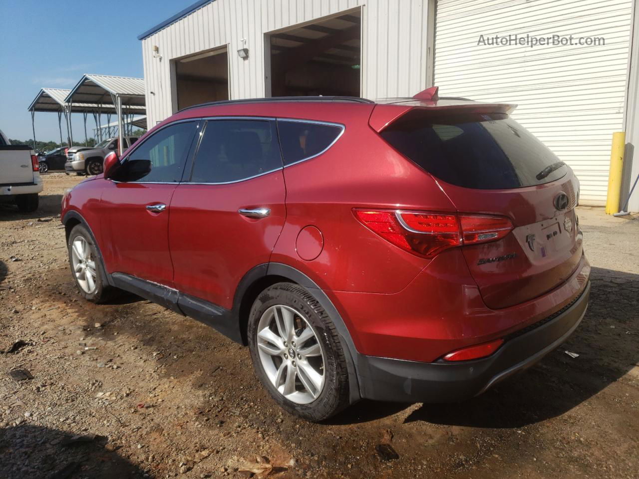 2014 Hyundai Santa Fe Sport  Красный vin: 5XYZW3LA6EG195485