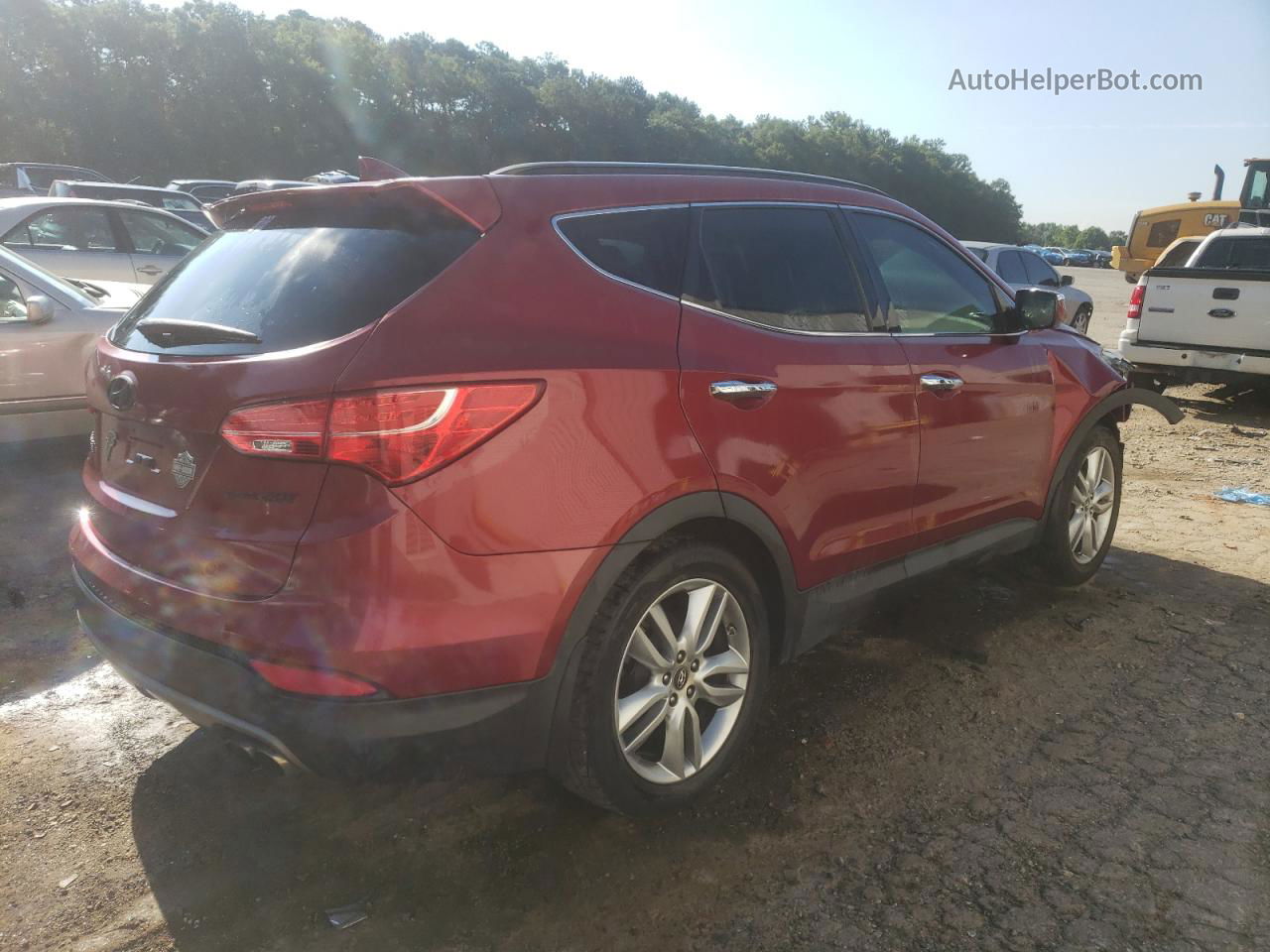 2014 Hyundai Santa Fe Sport  Red vin: 5XYZW3LA6EG195485