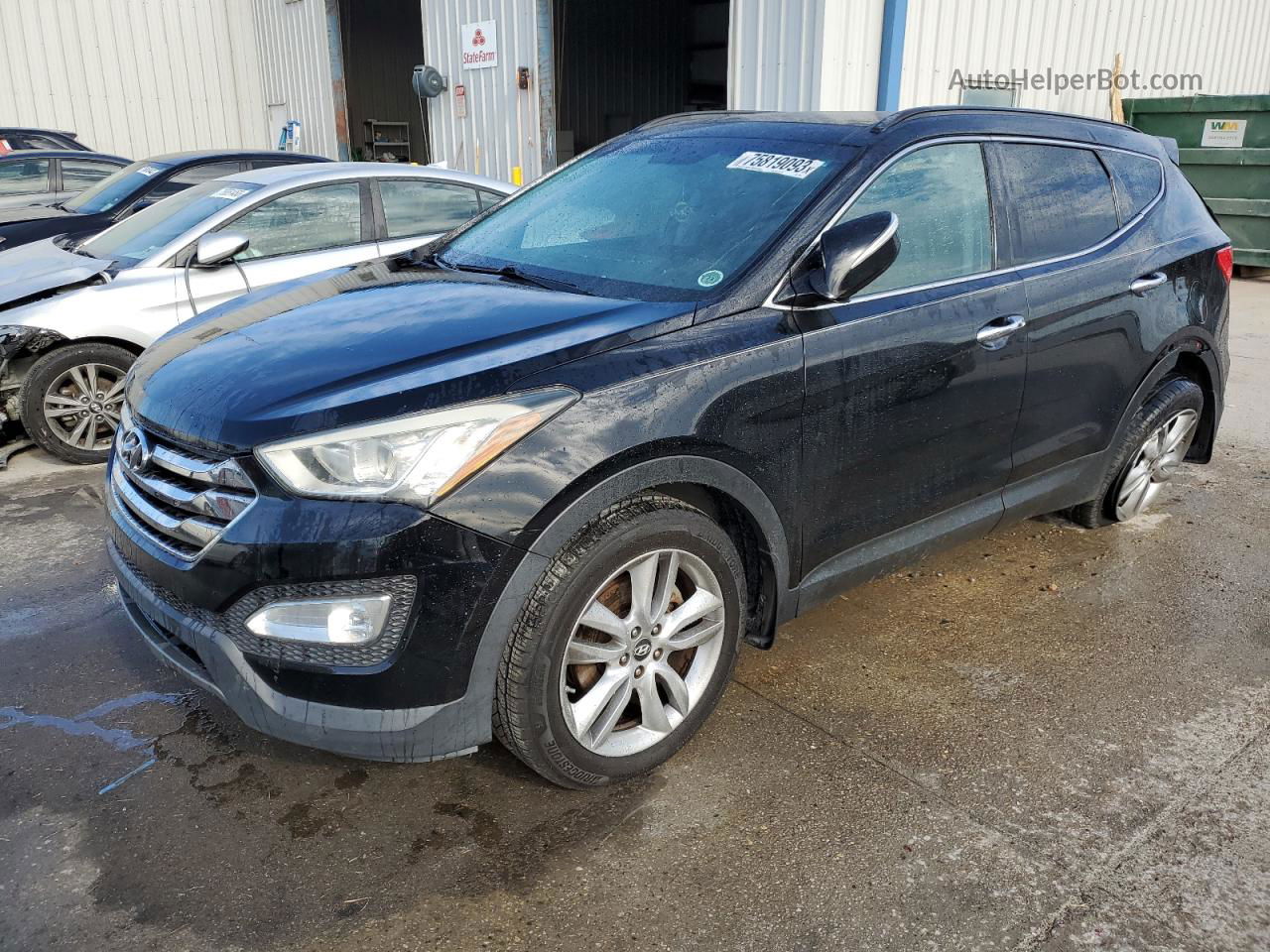 2014 Hyundai Santa Fe Sport  Black vin: 5XYZW3LA6EG229909