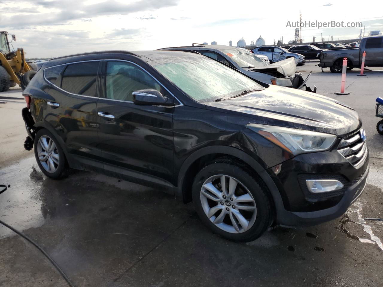 2014 Hyundai Santa Fe Sport  Black vin: 5XYZW3LA6EG229909